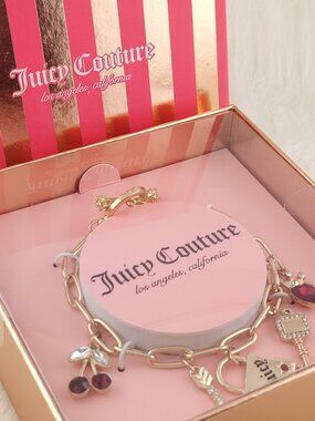 Juicy Couture Cherry Charm Bracelet